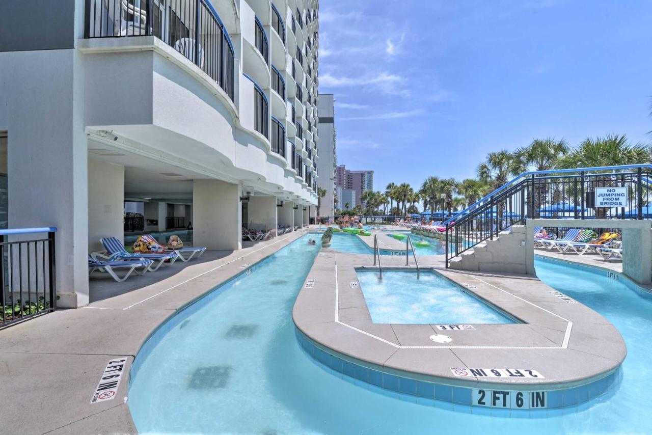 Airy Oceanfront Myrtle Beach Condo With Balcony Exterior photo