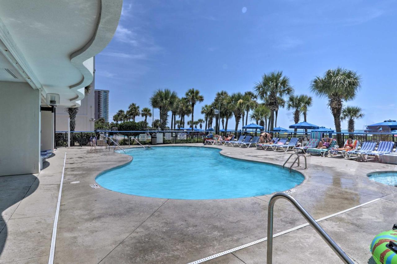 Airy Oceanfront Myrtle Beach Condo With Balcony Exterior photo