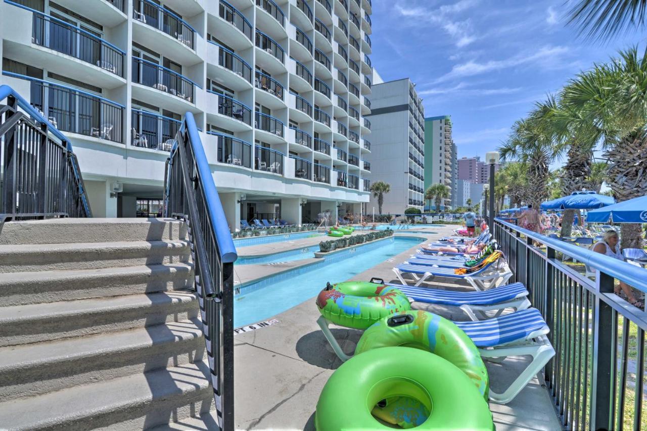 Airy Oceanfront Myrtle Beach Condo With Balcony Exterior photo